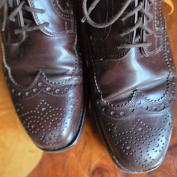 Bally Men’s Wingtips Oxford leather shoes - Picture 7 of 11
